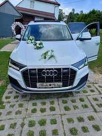 Samochód Audi Q7 do ślubu.