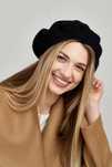 Beret czarny Marie Zelie