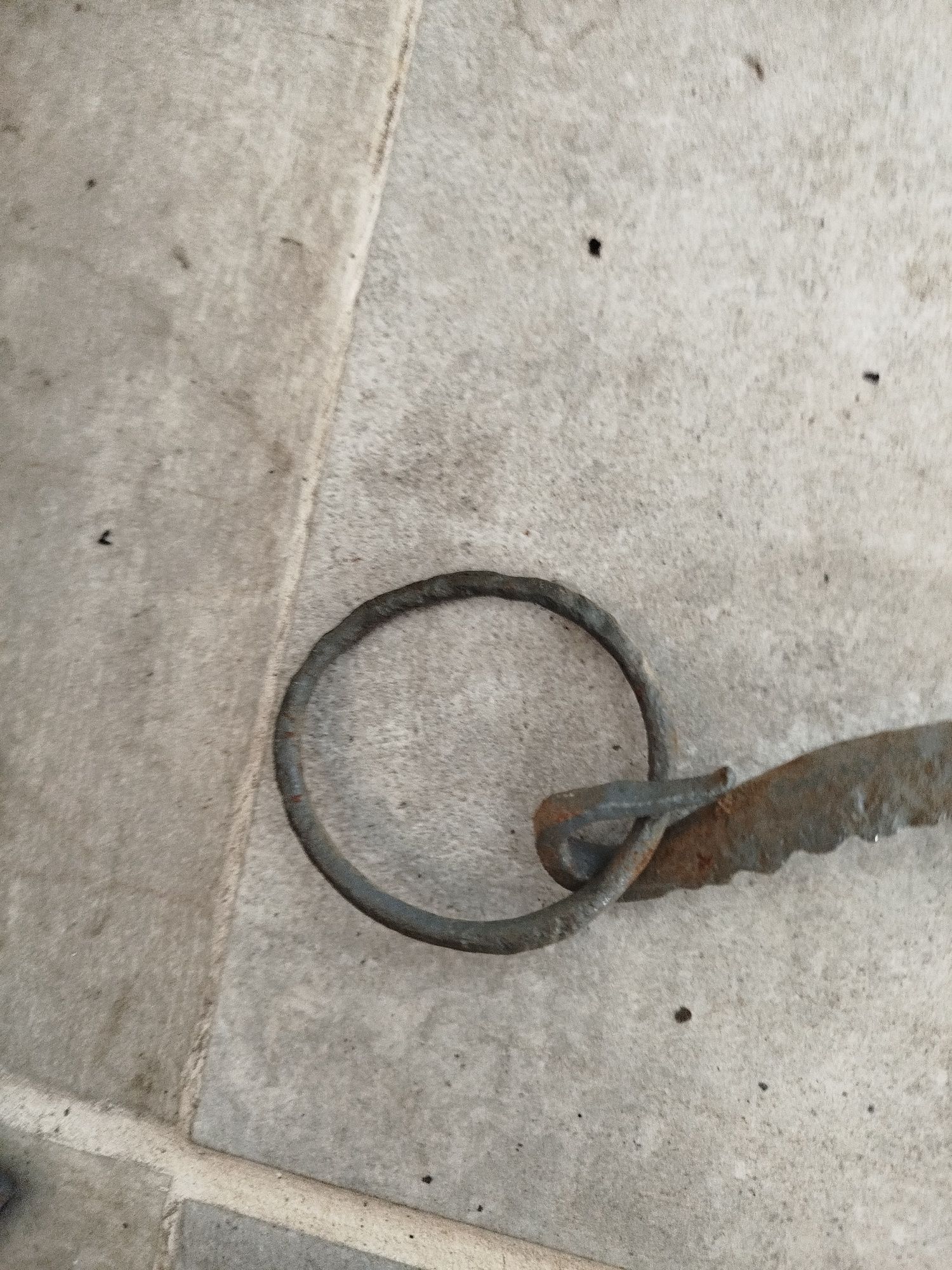 Peça em ferro antiga