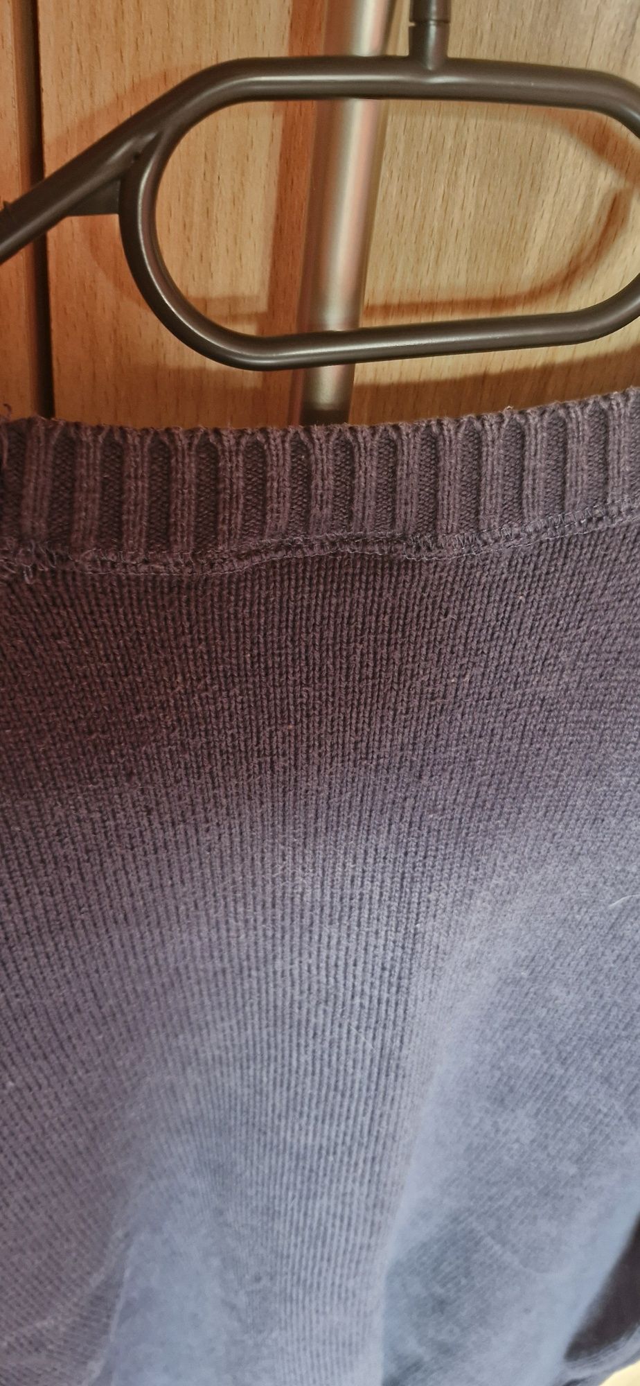 Bluza męska z nadrukiem i napisem granatowa