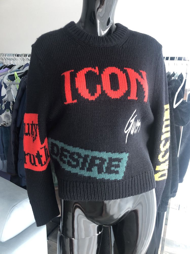 Guess sweter wełniany nowy ICON wersja limitowana xs