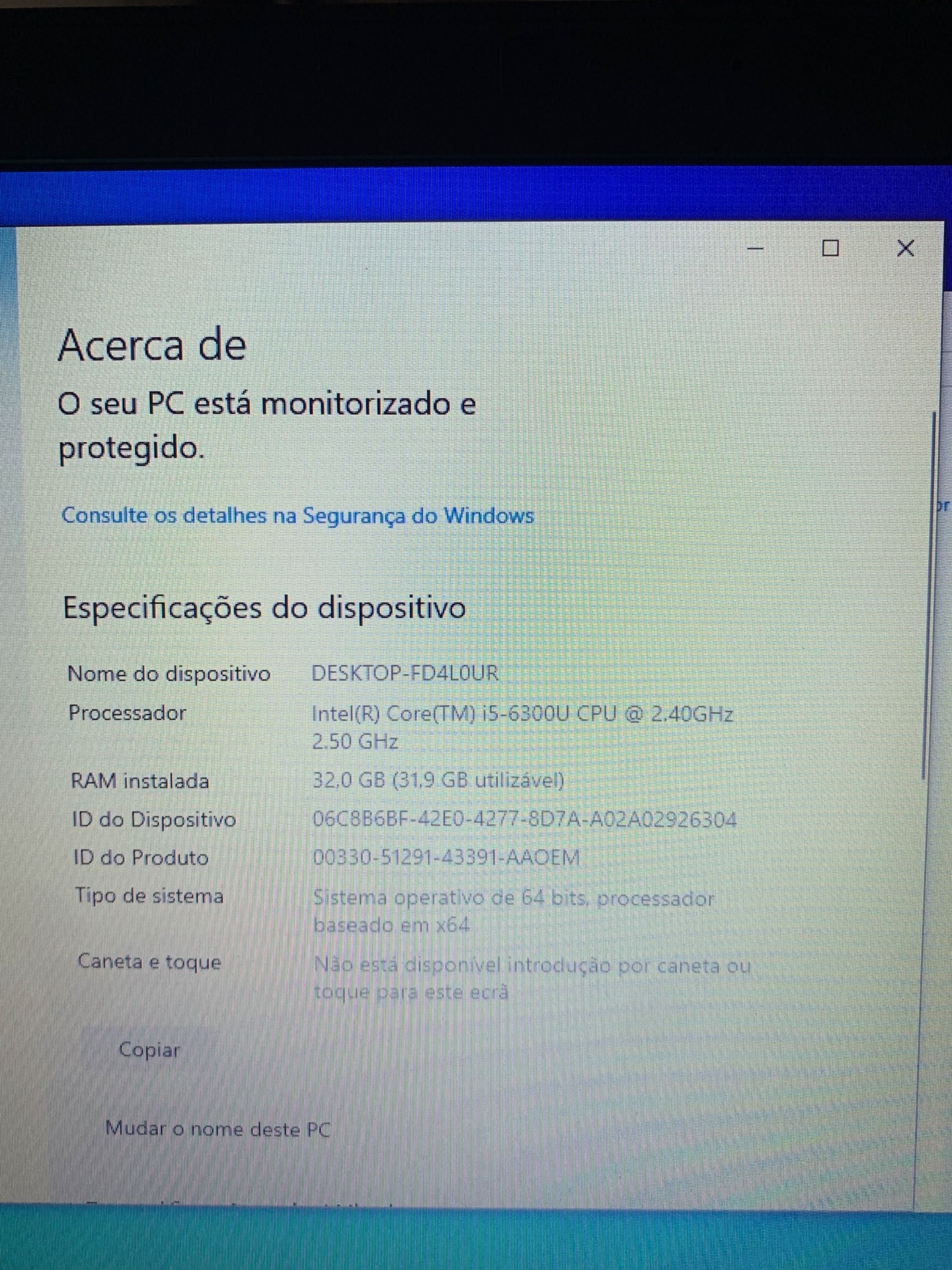 Notebook Dell Latitude I5 6 -Geração 12.5” HD