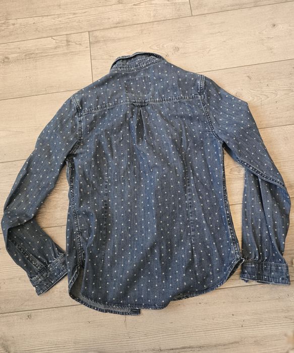 Koszula jeansowa Superdry gwiazdki granatowa M