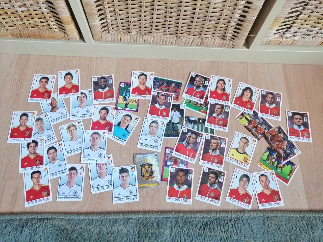 Naklejki kolekcjonerskie do albumu Panini Euro 2012