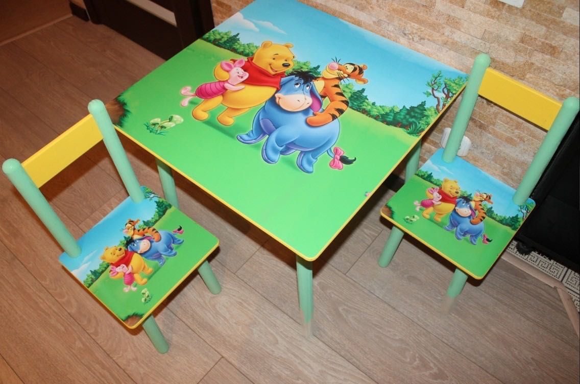 Дитячий стіл та стілець столик стільчик парта детский стол стул