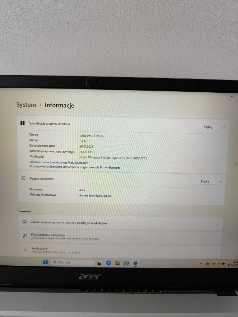 Laptop Acer Aspire 3