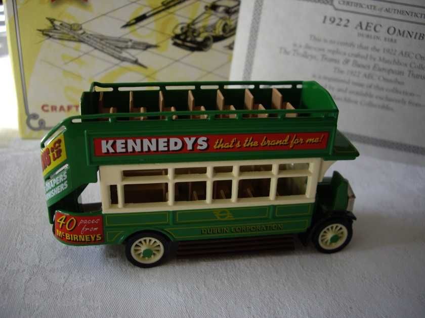 Matchbox Yesteryear AEC OMNIBUS 1922r. Unikat !!!