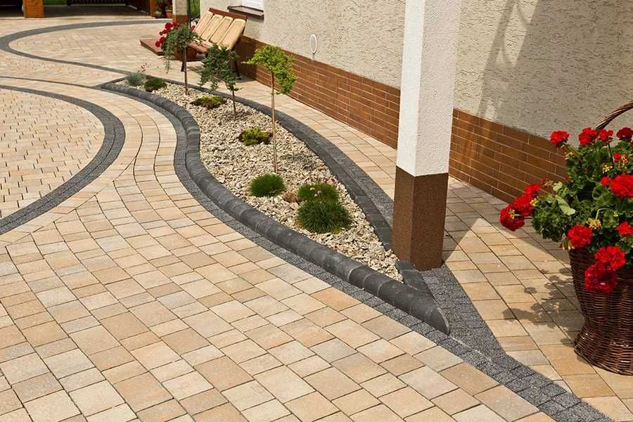 Kostka Kontur 6cm Wapień Dewoński, Wapień Muszlowy,