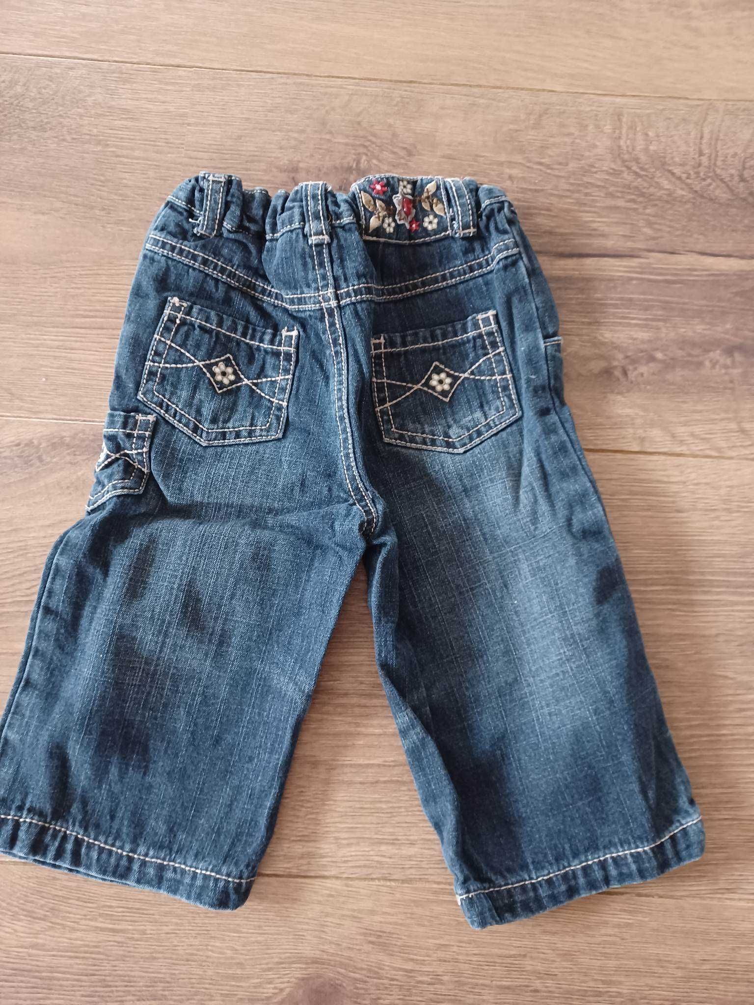 Sprzedam spodnie jeans rozmiar 80, 9-12 msc