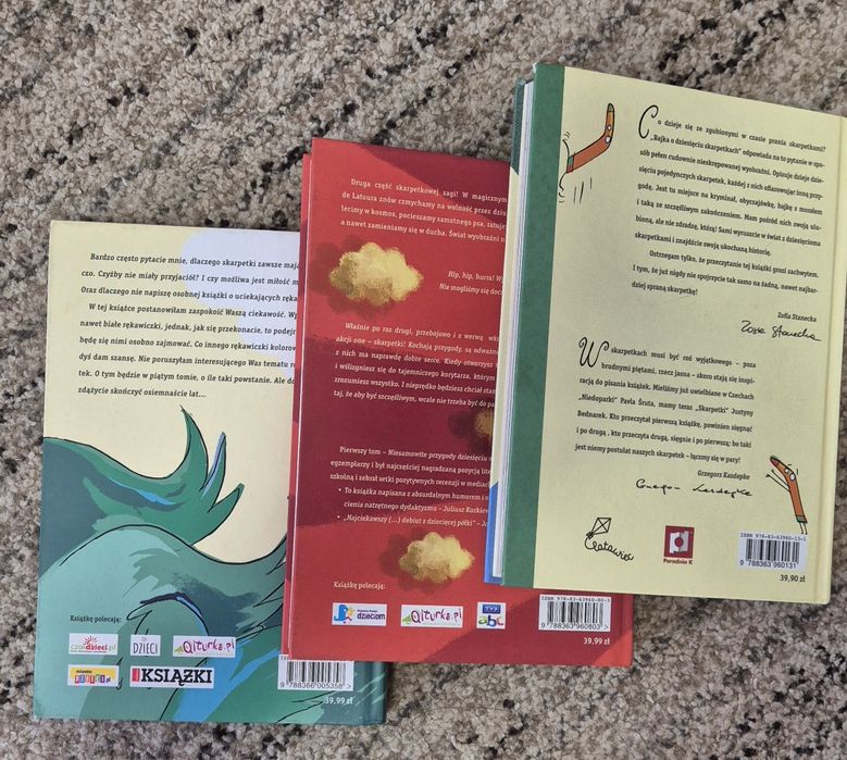 Seria książek o przygodach Dziesięciu Skarpetek