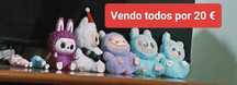 Labubus bonecos da moda