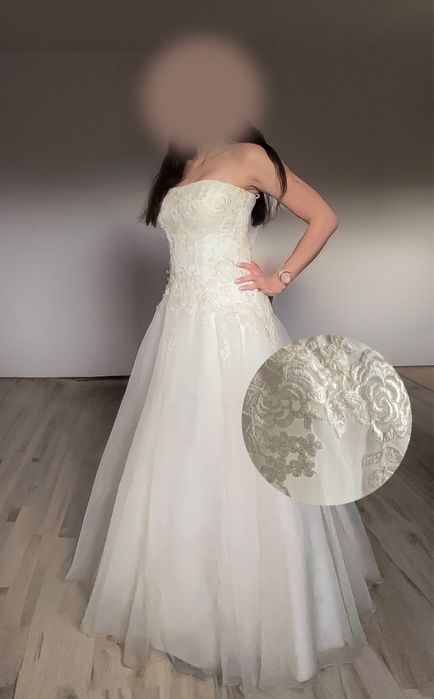 Suknia ślubna rozm S