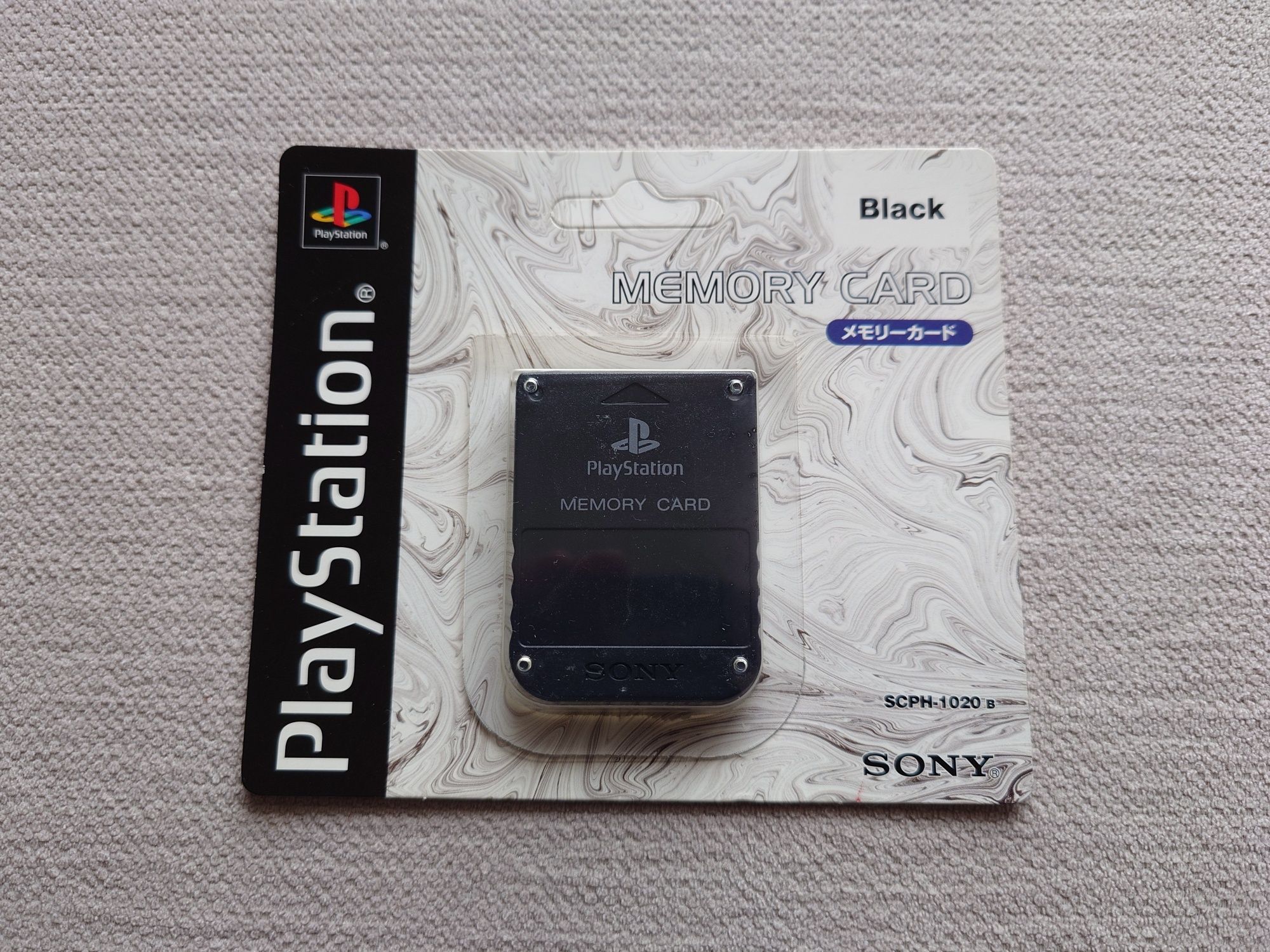 PlayStation 1 PSX Kartą pamięci scph-1020 Czarna Black