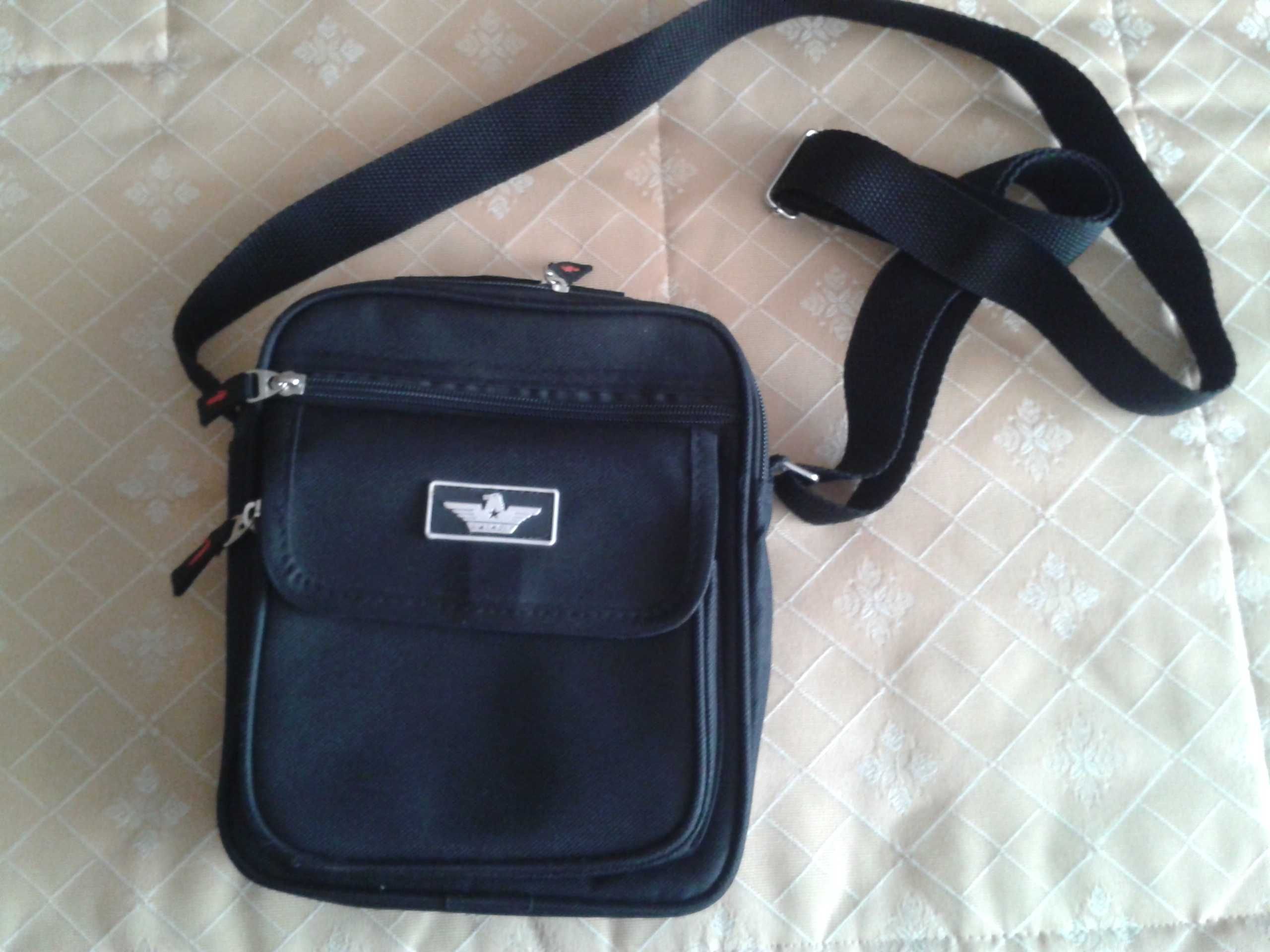 BOLSA / carteira de homem com pega e alças p. tiracolo