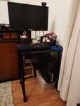 Mesa para computador com rodas