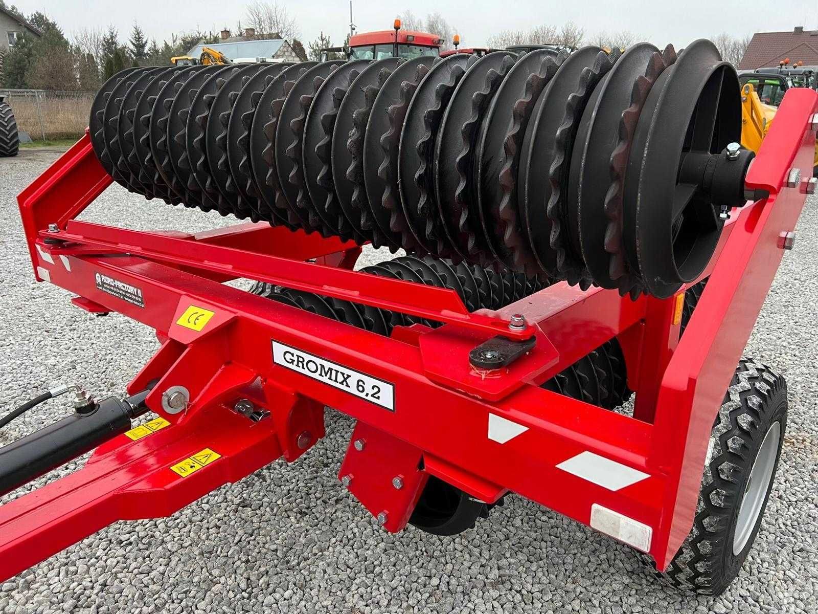 Wał posiewny uprawowy wały Cambridge GROMIX 6.2m Agro Factory