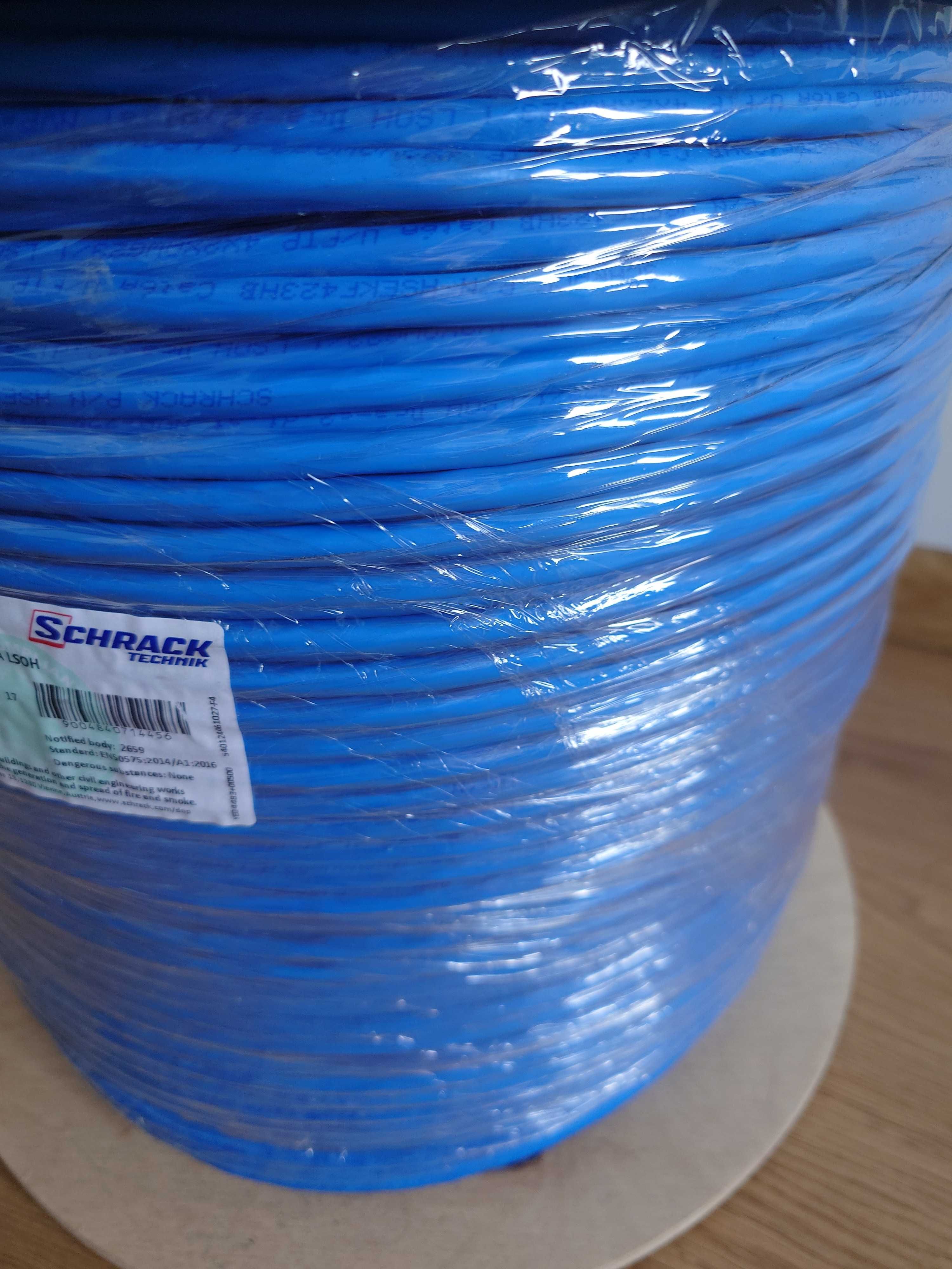 Kabel U/FTP Kat.6a, 4x2xAWG23/1, 500Mhz, LS0H, nieb., Dca