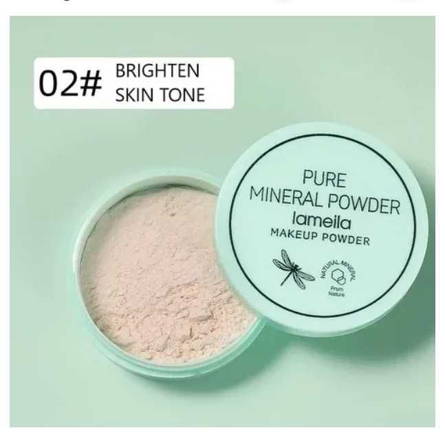 Mineralny puder sypki matujący Oil control Lameila 02 6g kod 1488
