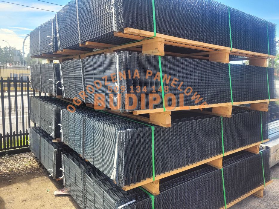 Panel ogrodzeniowy fi4 153cm ocynk + RAL 7016