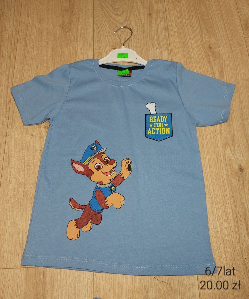 T-shirt Psi Patrol - rozmiar 6/7  lat