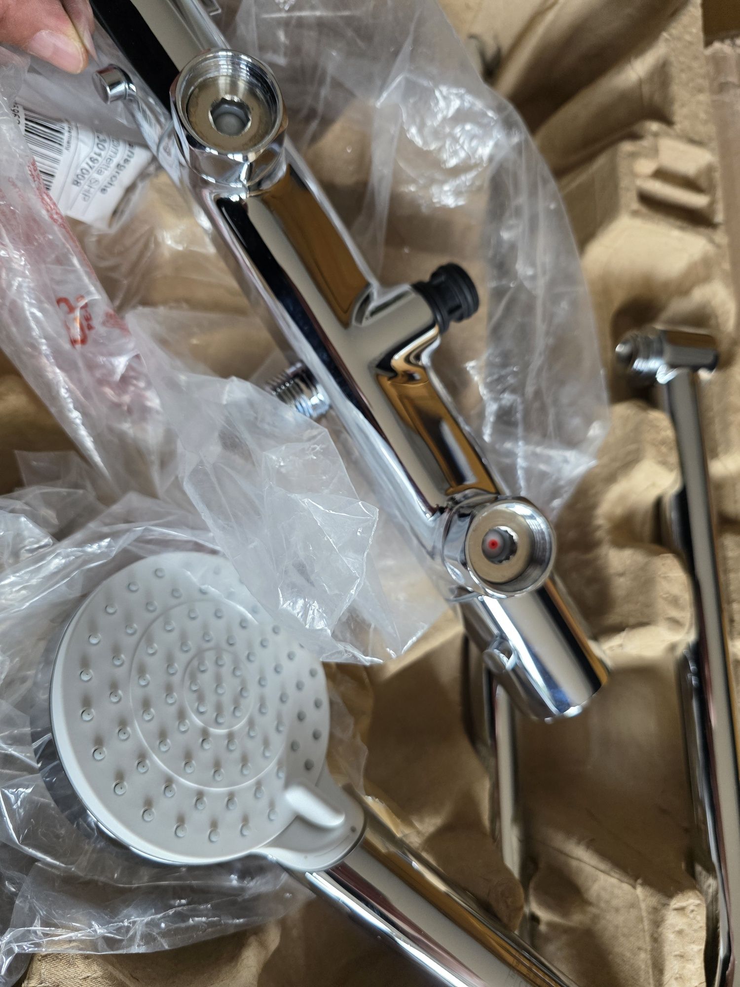 HANSGROHE CROMETTA S240 Kolumna Termostatyczna bateria prysznicowa