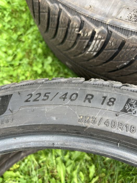 2 Opony zimowe michelin pilot alpin 5