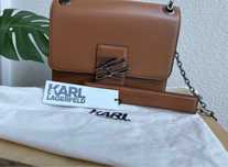 Torebka skorzana Karl Lagerfeld