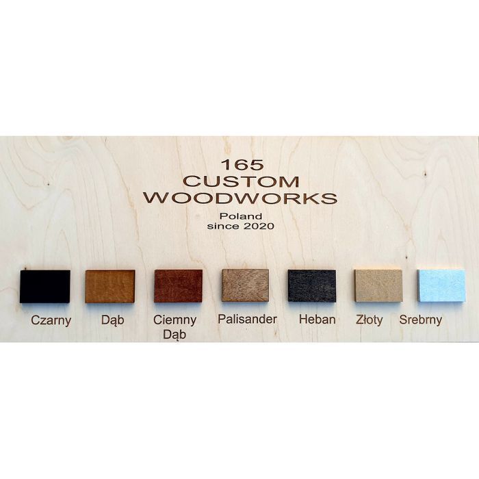 Obraz drzewo 4 el. czarny 250 x 100 cm