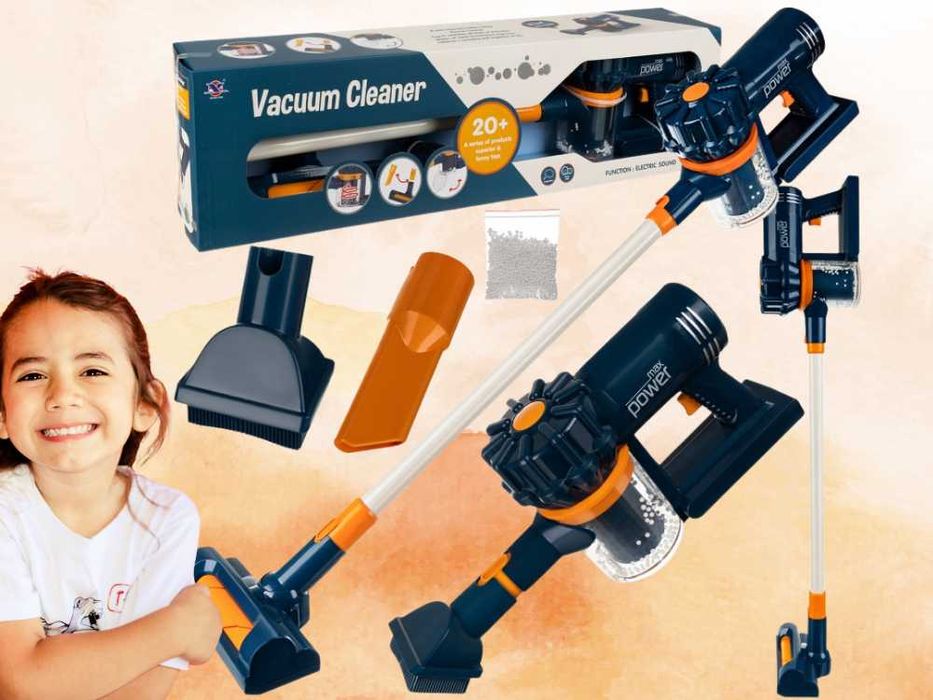 Odkurzacz Pionowy dla Dzieci z Dźwiękiem Ręczny Funkcja Ssania Dźwięk