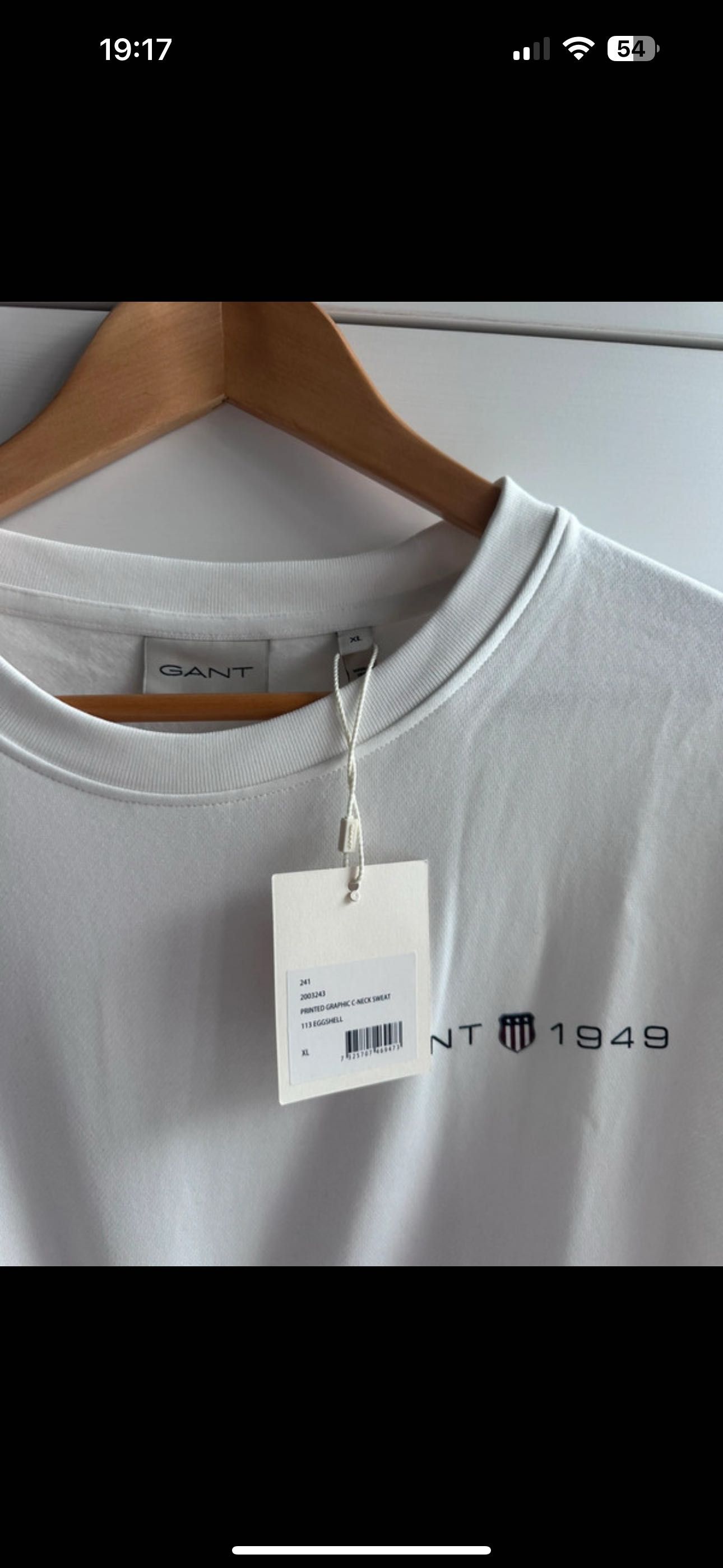 Sweatshirt Gant nova c/ etiqueta