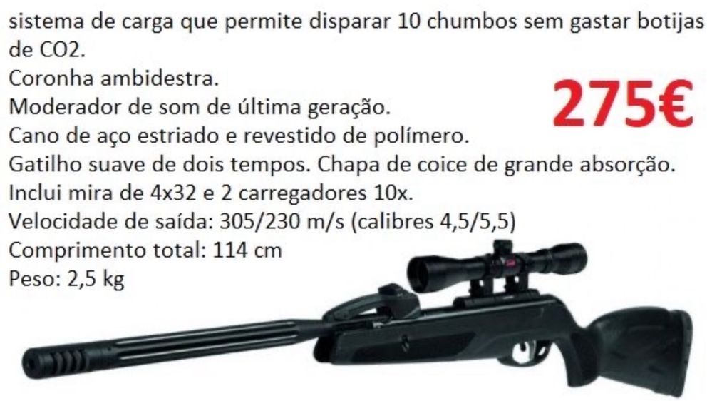 Armas de chumbos