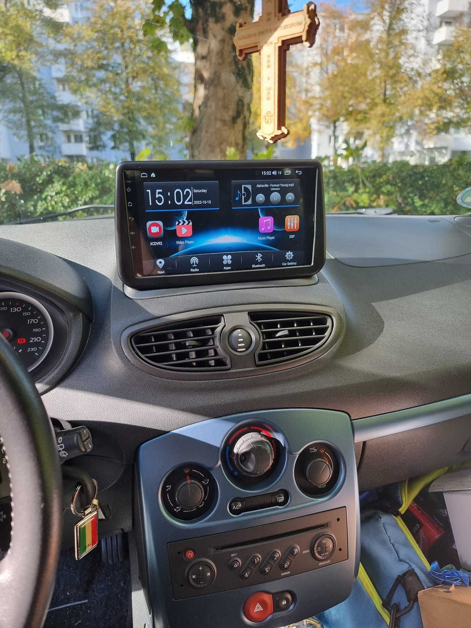 Rádio 2DIN 9"• Renault Clio 3 III • (2005 a 2014) • Android [4+32GB]