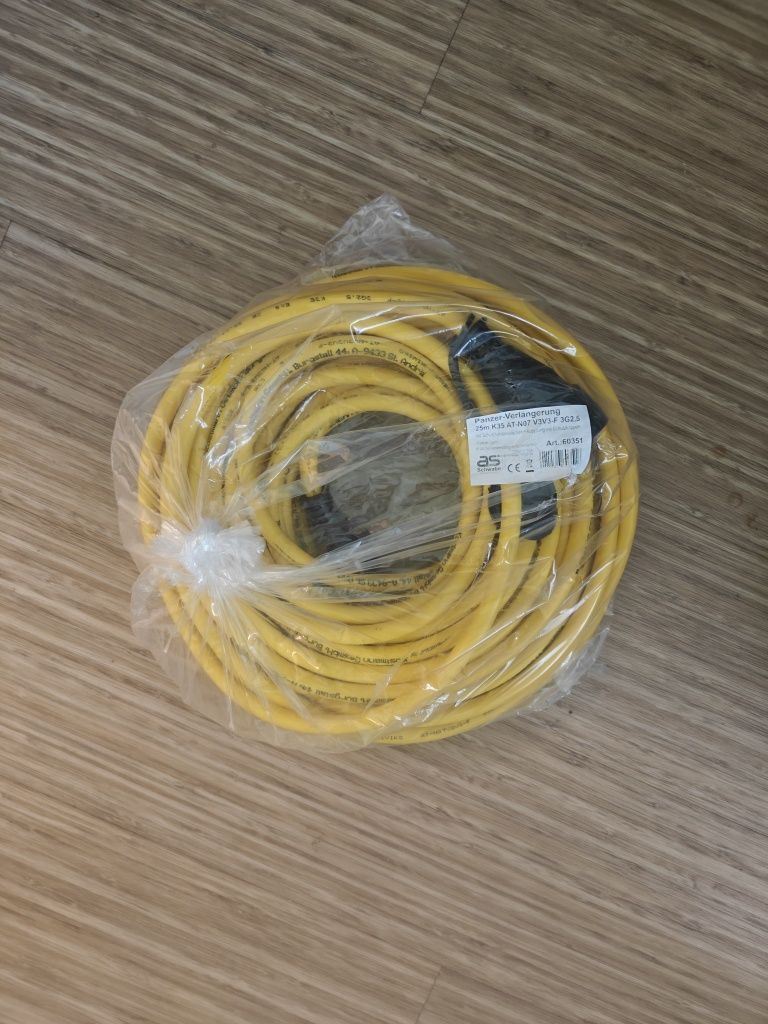 Kabel przedłużacz budowlany IP44 25M 3x2.5