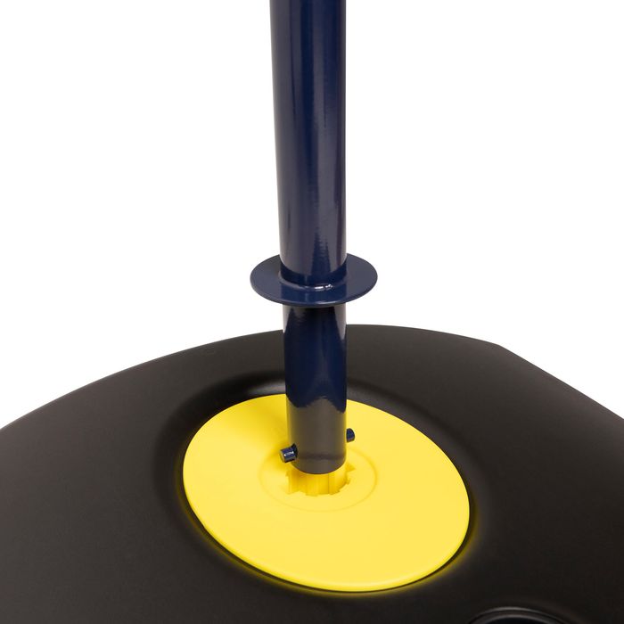 Rede e Postes Voleibol de Praia BV500 Ajustáveis Amarelo (Conjunto)