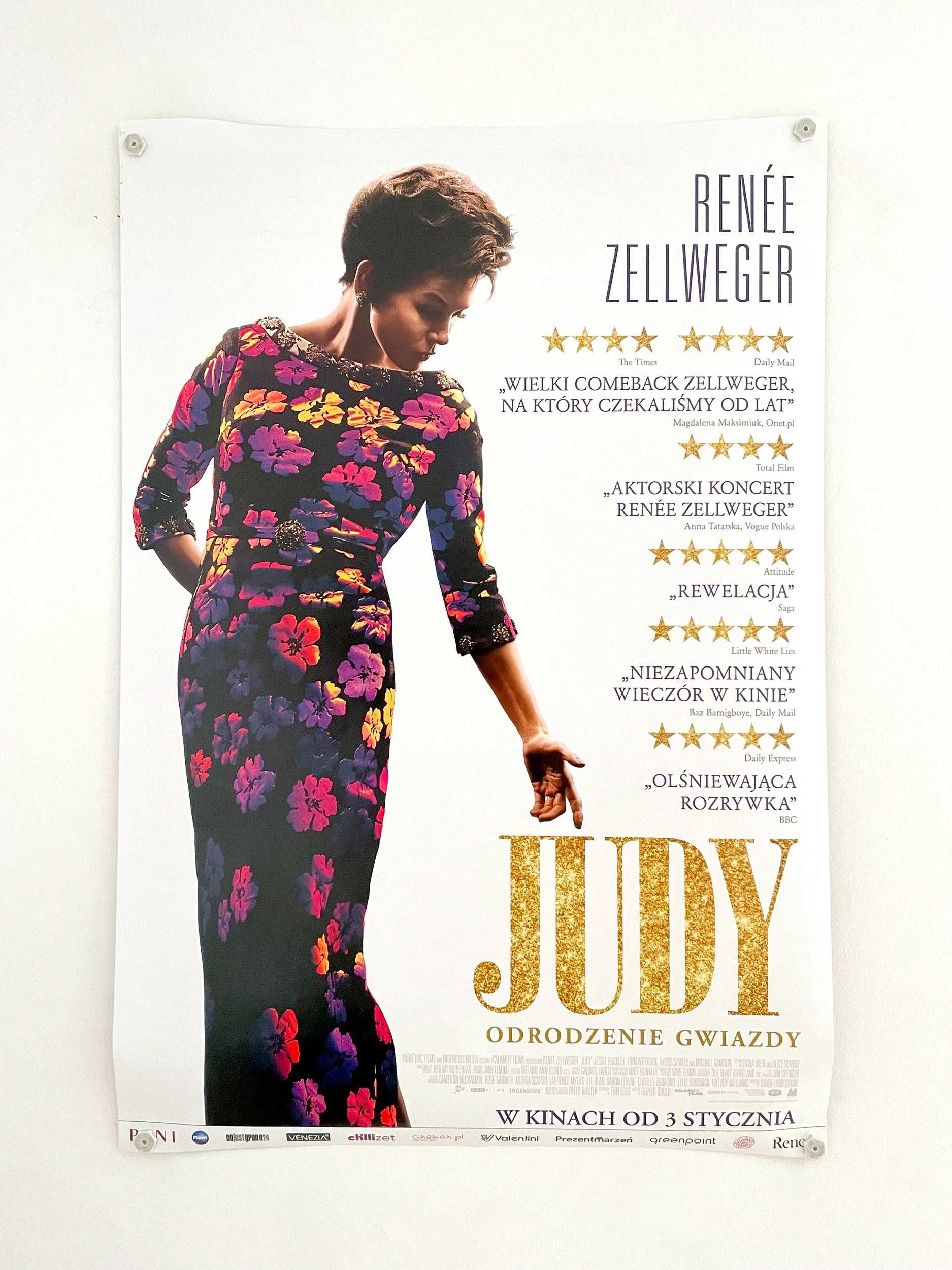 Judy - odrodzenie gwiazdy / Plakat filmowy