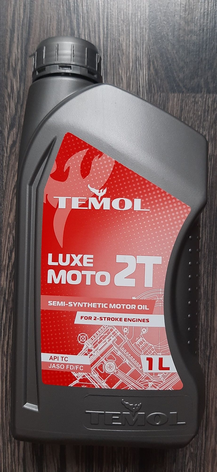 Моторное масло Temol Luxe Moto 2T SAE 20 API TS 1 L.