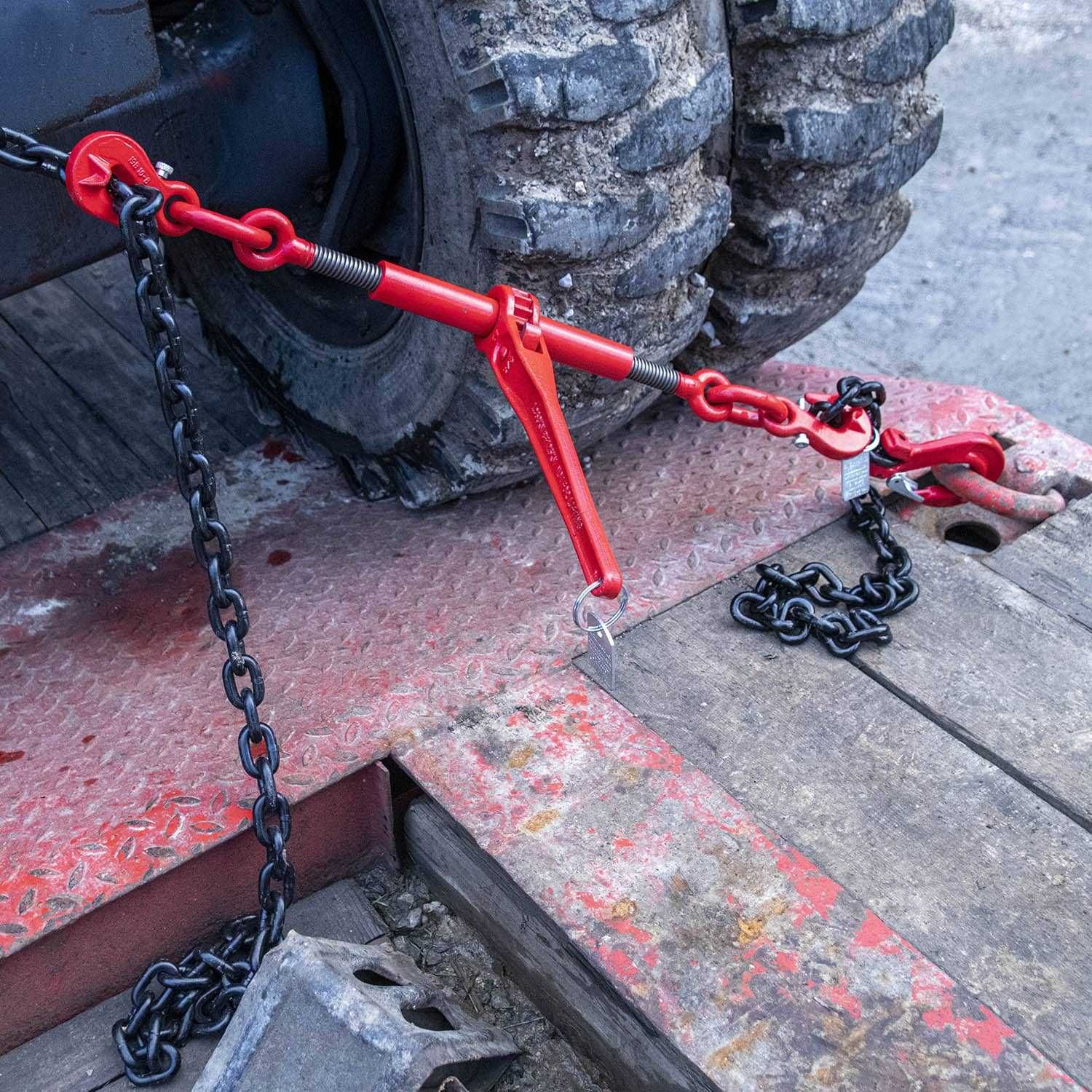 Napinacz łańcuchowy odciąg transportowy mocowanie ładunku 10mm LC-6,3T