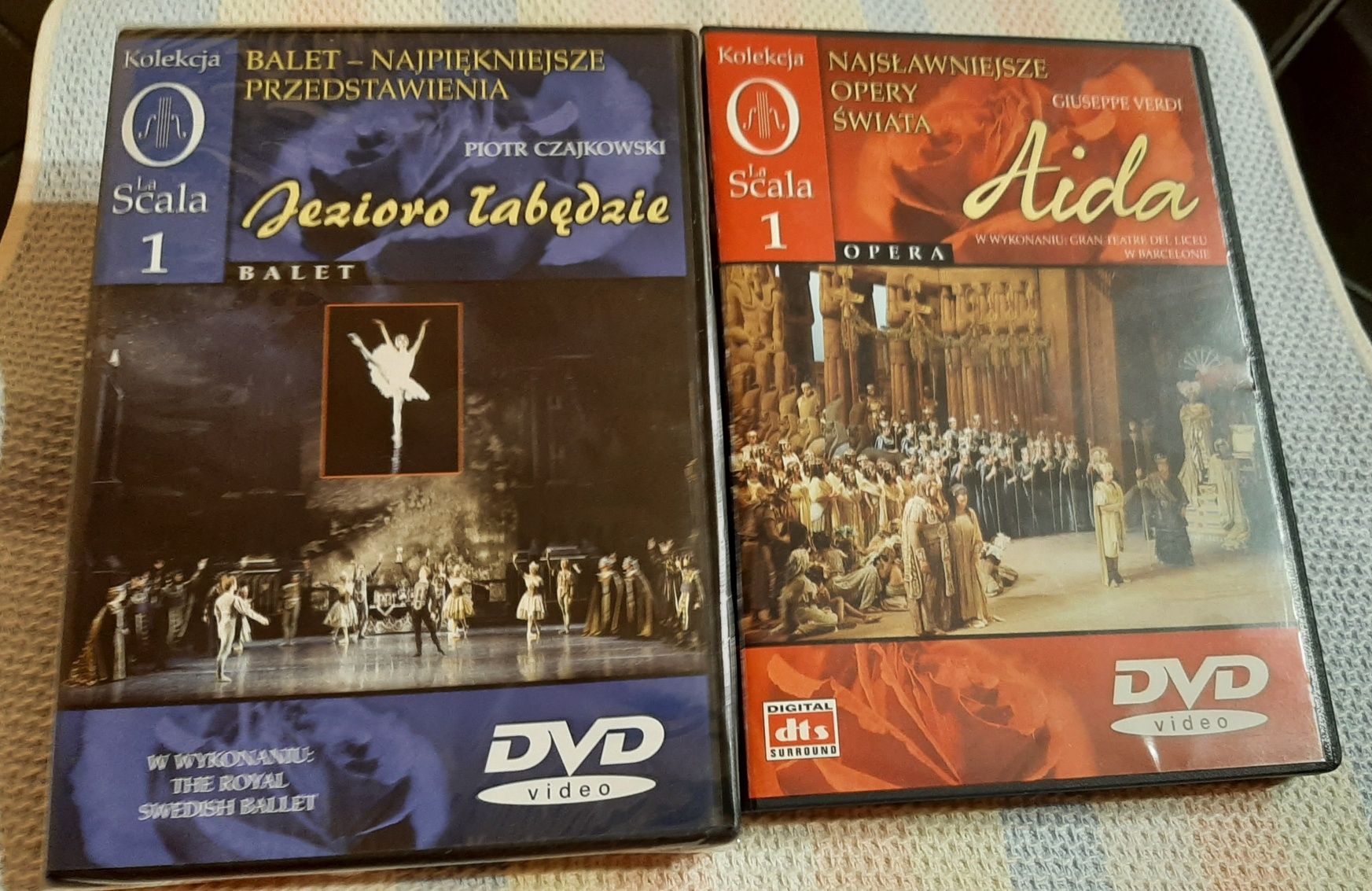 DVD (opera  ,operetka  ,balet )   cena  zA 4 Sztuki  . NOWE .