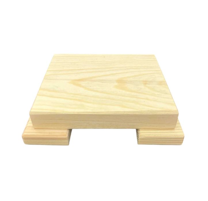 Podstawa do kompozycji kwiatowych 14 cm podstawka pod stroik drewniana