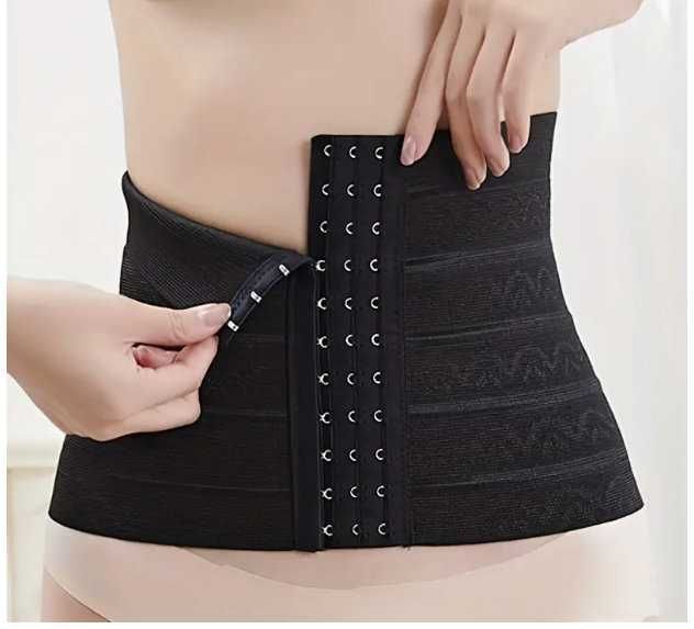 Pas damski wyszczuplający i ściągający brzuch CZARNY ŻAK r. L