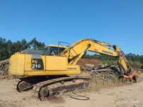 Komatsu PC210-7k NLC 2,5metros largura com tesoura Vicort de engate