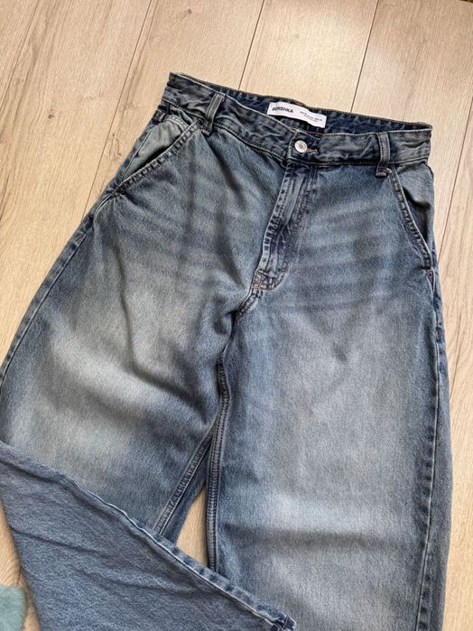Bershka широкі джинси скейтери оверсайз слоучі бойфренди нові колекції