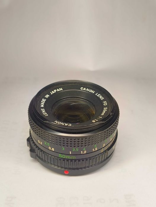 Canon FD 50mm 1.8 – jasny obiektyw, stan bdb