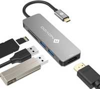 Концентратор NOVOO USB C 5 в 1