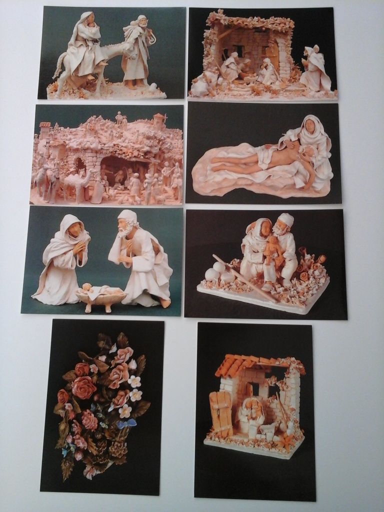 Conjunto de 8 postais da Fundação Castro Alves
