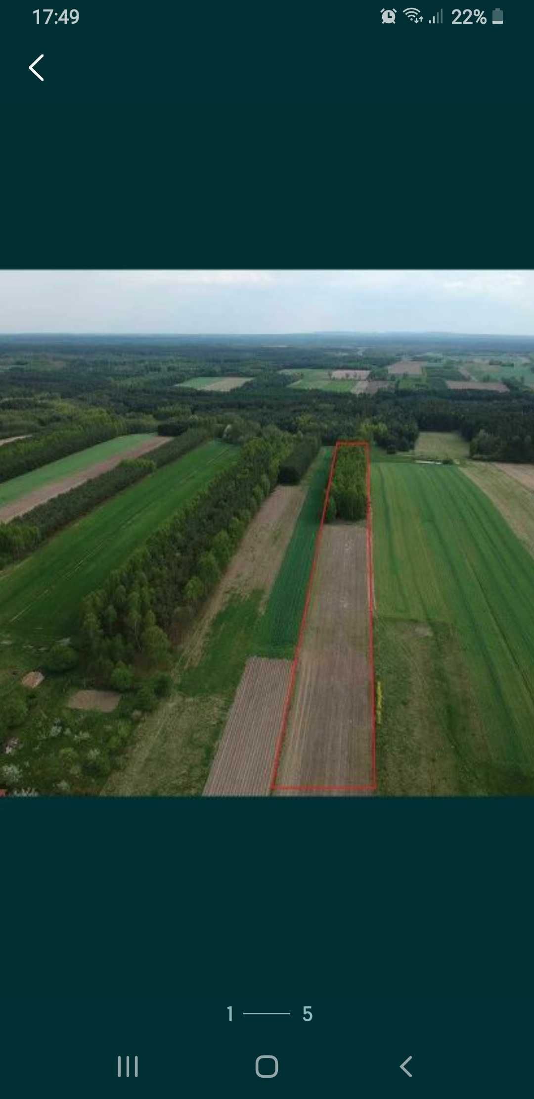 Sprzedam działkę całość 10000m2 - 150000 zł