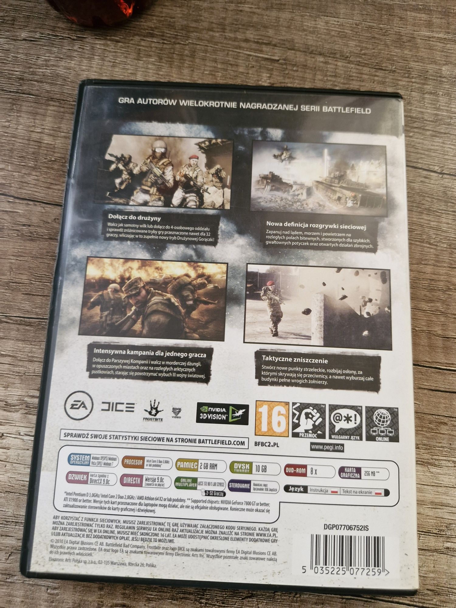 Gra na PC Battlefield bad company 2