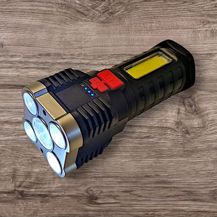 Мощный фонарь прожектор LED LIGHT для кемпинга туризм походы