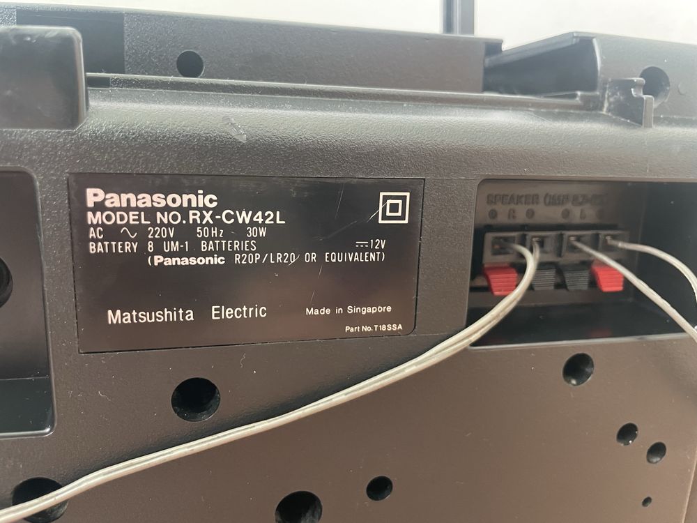 Radiomagnetofon Panasonic RX-CW42L