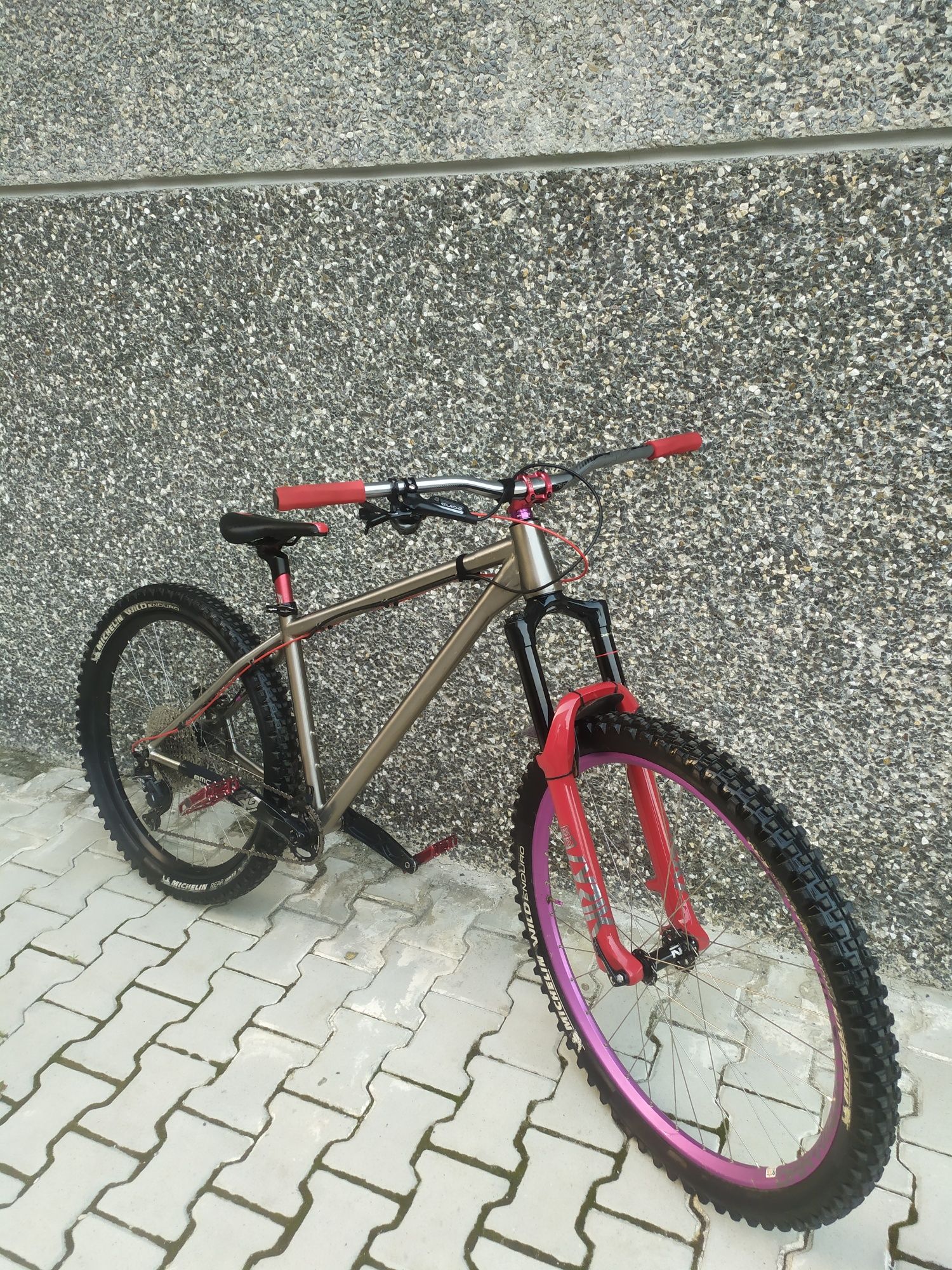 Титановий (mtb,street,dirt)велосипед 29/27.5